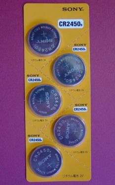SONY �{�^���d�r CR2450 5��