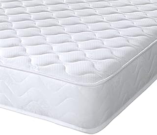 Extreme Comfort Cooltouch Essentials White 18cms Deep Spring Value Mattress, 3ft Single (3ft x 6ft3, 90cm x 190cm)