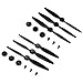 Produktbild Drohnenpropeller / Passform for Yuneec / Fit for Taifun H480 h Drone Schnellfreisetze Requisiten Ersatzblätter A b Klinge CW CCW Ersatzteile Flügelventilatoren Teile Ersatzpropeller ( Color : 3A and 3