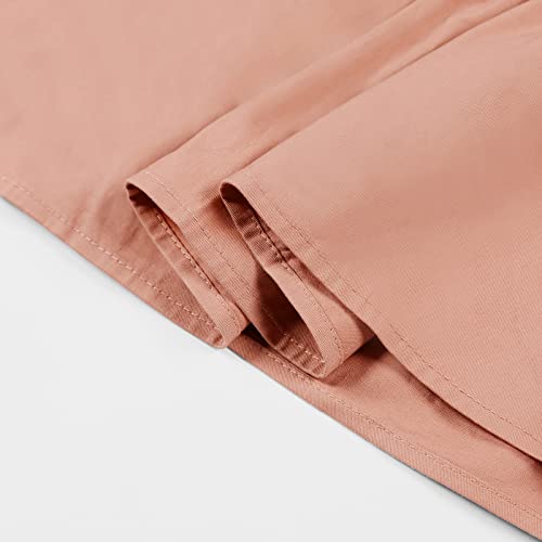 Jetfree Girls Floral Dress Ruffle Cami Beach Casual Sundress Cold Should Sleeveless Party Holiday Dress For Girls (10-12 Years, Skin Pink) #TOP6