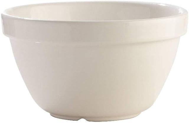 Mash Cash Mason & Cash S24 20cm Pudding Basin, Porcelain, Original White, 1.75 Litre/20 cm