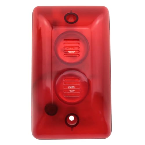 E-outstanding 12V Wired Sound and Light Flashing Security Alarm LED St