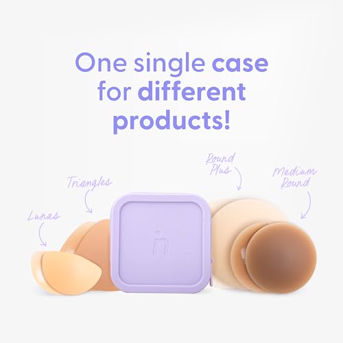 Image of NIPSKIN Boob Voyage Travel Case - Small and Large Sizes - Elegant & Functional Nipple Cover Travel Case