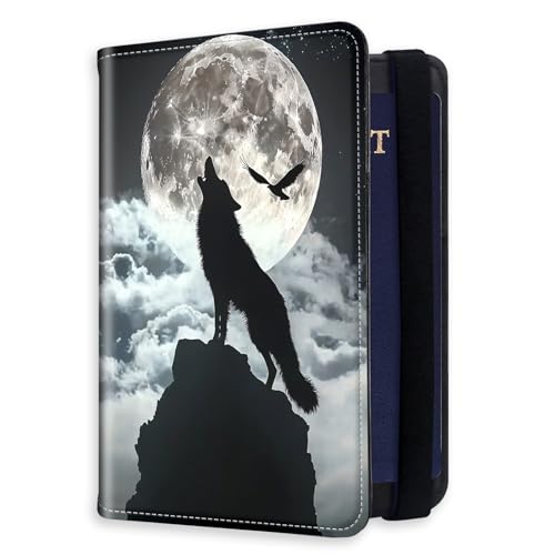 HJCYXJLK RFID�u���b�L���O�p�X�|�[�g�z���_�[ ���s�p �p�X�|�[�g�J�o�[�P�[�X ���s���ރI�[�K�i�C�U�[ �p�X�|�[�g�J�[�h�z���_�[ �p�X�|�[�g�E�H���b�g �J�[�h�X���b�g�t�� �j�����p 9, �E���t�n�E�����O���[���B, 8.5*5.6 inch, ��