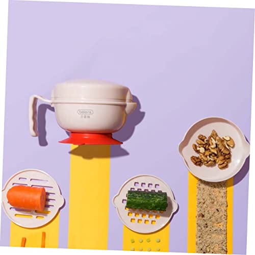 Abaodam 1 Conjunto caixa de moagem espremedor de mão para comida de bebê tigela de moinho de comida