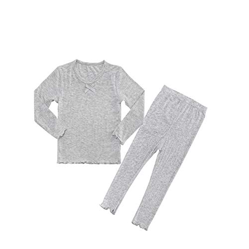 Gmajdar Girls Kids Toddler Boys Summer Winter Fall Pajamas Pjs 18-24 Months Loose Fit Modal Ribbed Long Sleeve Underwear Sleepwear Set