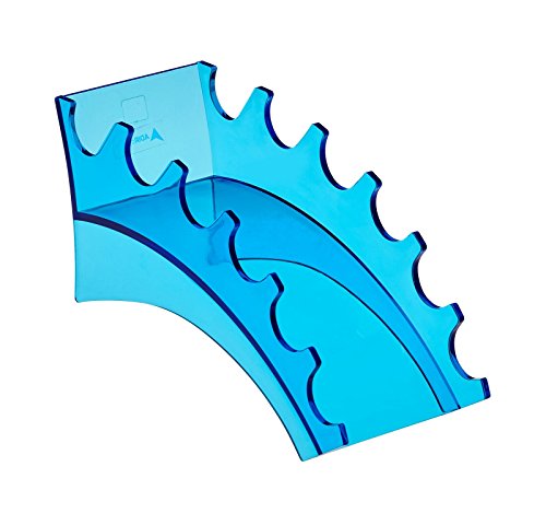 AdirOffice Crystal Blue Acrylic 6-Slot Display Stands #TOP6