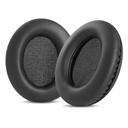 TaiZiChangQin Almohadillas de repuesto compatibles con auriculares inalámbricos Zihnic de piel de proteína de espuma de alta densidad, color negro