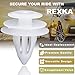 Rexka 25pcs Door Trim Panel Clips Compatible with Nissan Infiniti 01553-09791 350Z Altima Frontier Maxima Pathfinder Quest Sentra Titan Xterra