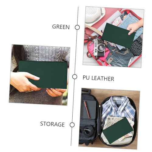 3Pcs PU Cash Bags with Zipper Money Pouches for Organizing and Receipts Multi Use Storage for Personal Office Use4
