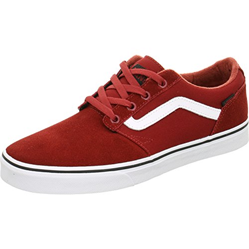 Vans Chapman Stripe, Sneakers Basses Homme, Rouge (Varsity Red/Black), 39 EU