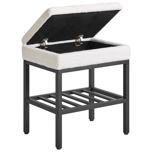 YMYNY Shoe Storage Bench with Seat, 2 Tier Shoe Rack Bench w