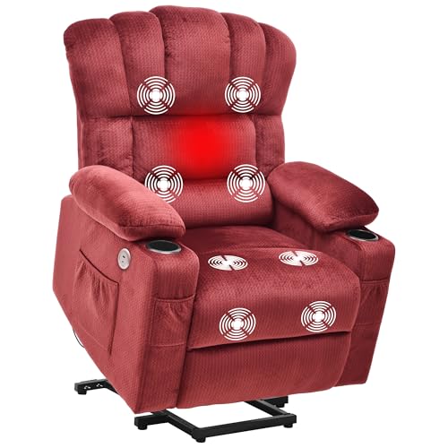 YITAHOME Electric Power Lift Recliner Chair for Elderly, Faux Leather