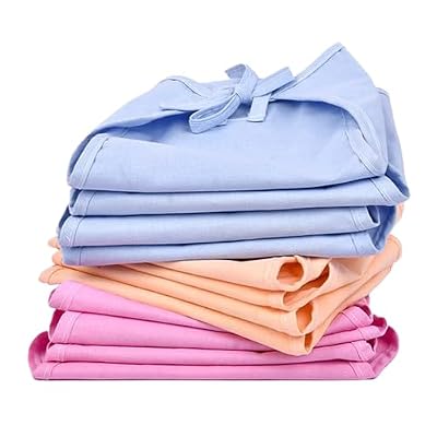 Little Boo New Born Baby Cotton Cloth Diapers Langot Washable Reusable Nappies for 0-6 Months Babies (Pack Of 12)