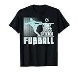 calciatore cool ragazzi giocare a calcio maglietta