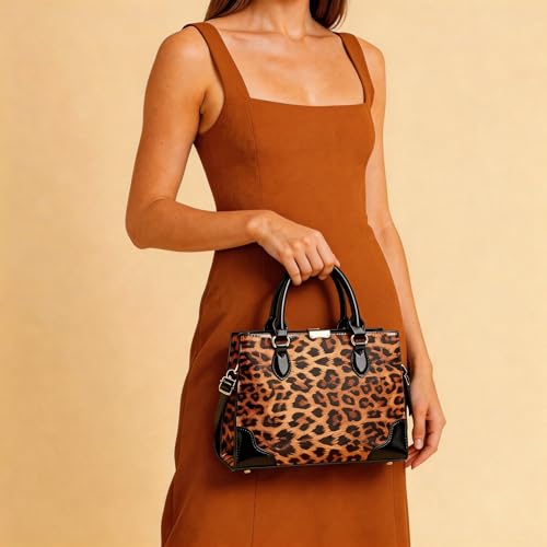 Bolso Hobo para Mujer con Estampado Leopardo y Billetera miniatura 3