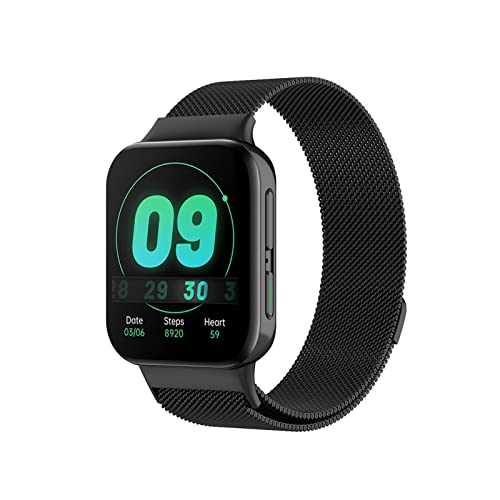 Bracelet montre Oppo 41mm milanais bleu en métal pour sublimer vos tenues de bureau - 7