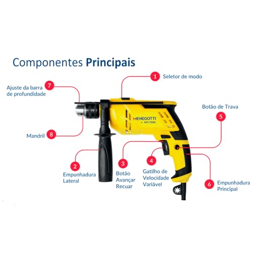Furadeira de Impacto 1/2