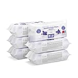 by Amazon Sensitive Baby Wipes 336 Wipes, Unscented, 6 Pack of 56