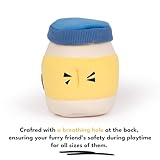 CHEWFFON Hundespielzeug, Interaktives Mayonnaise Jar Puzzle, Schnüffelspielzeug zur geistigen Stimulation, Verstecken Knistern Spielzeug für alle Hundegrößen