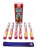 6 x 20 packs 120 units 120 varitas de Incienso de Santa brabara (Saint Barbara) Iglesia Jesus Dios varitas de Incienso Joss 120 Varillas Incienso de Fragancia casera Joss Sticks con cenicero colector de Cenizas