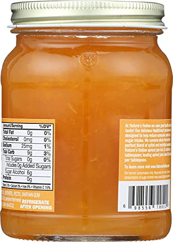 Nature's Hollow, Sugar-Free Apricot Jam Preserves, Non Gmo, Keto Friendly, Vegan And Gluten Free - 10 Ounce #TOP1