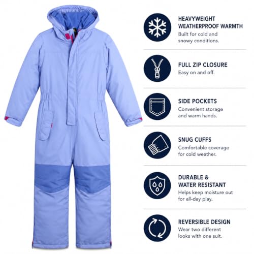 Image of Arctic Hero Kids Snow Suit Waterproof Insulated One Piece Coveralls (2T-14)