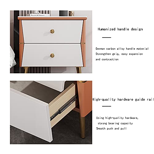 Table de chevet étroite 50cm petit meuble de rangement chambre moderne