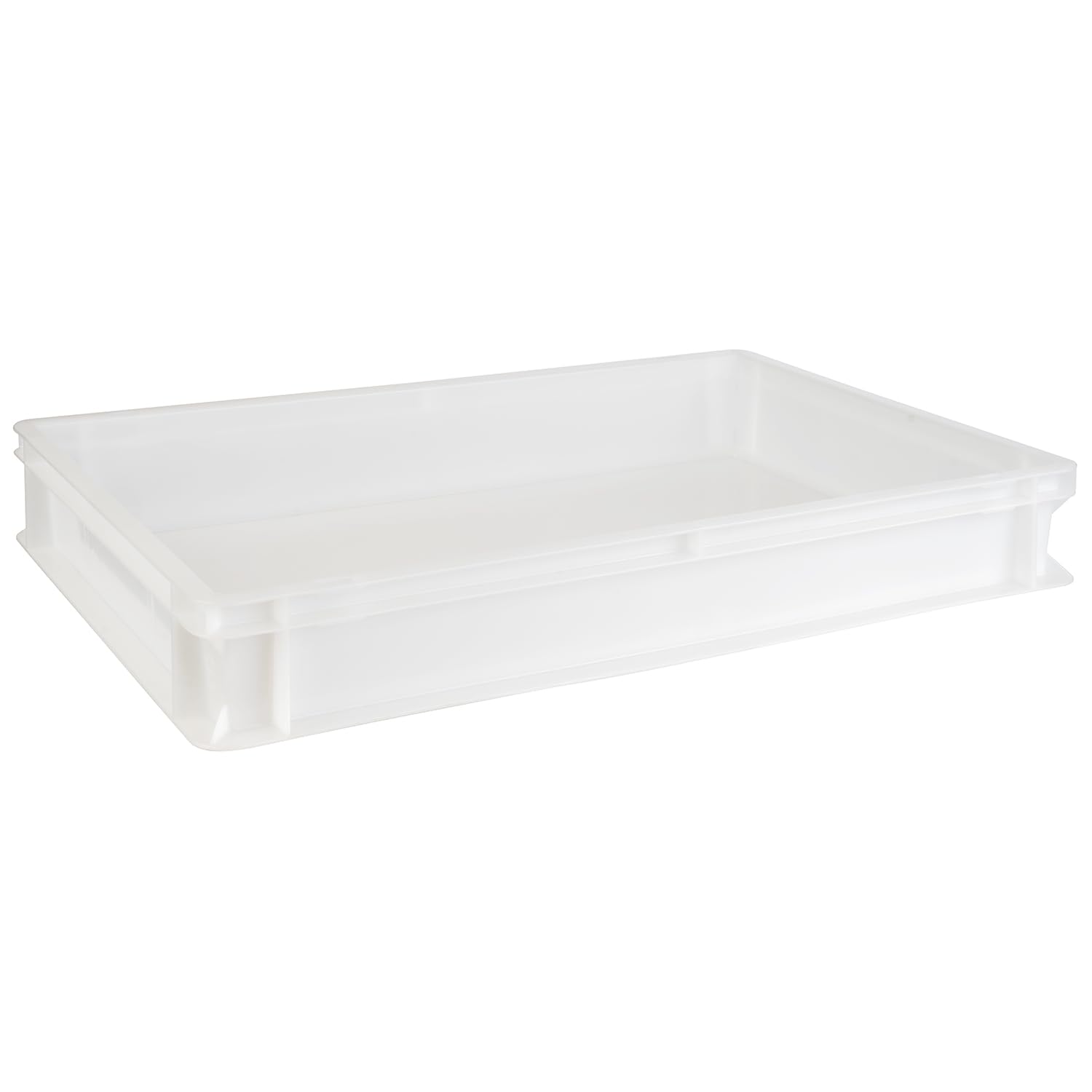 APS 82442 pojemnik na ciasto – pudełko na pizzę, można układać w stos, pojemność 14 l, wymiary wewnętrzne 56,5 x 36,5 cm, do profesjonalnego utrzymania świeżości i fermentacji kulek ciasta