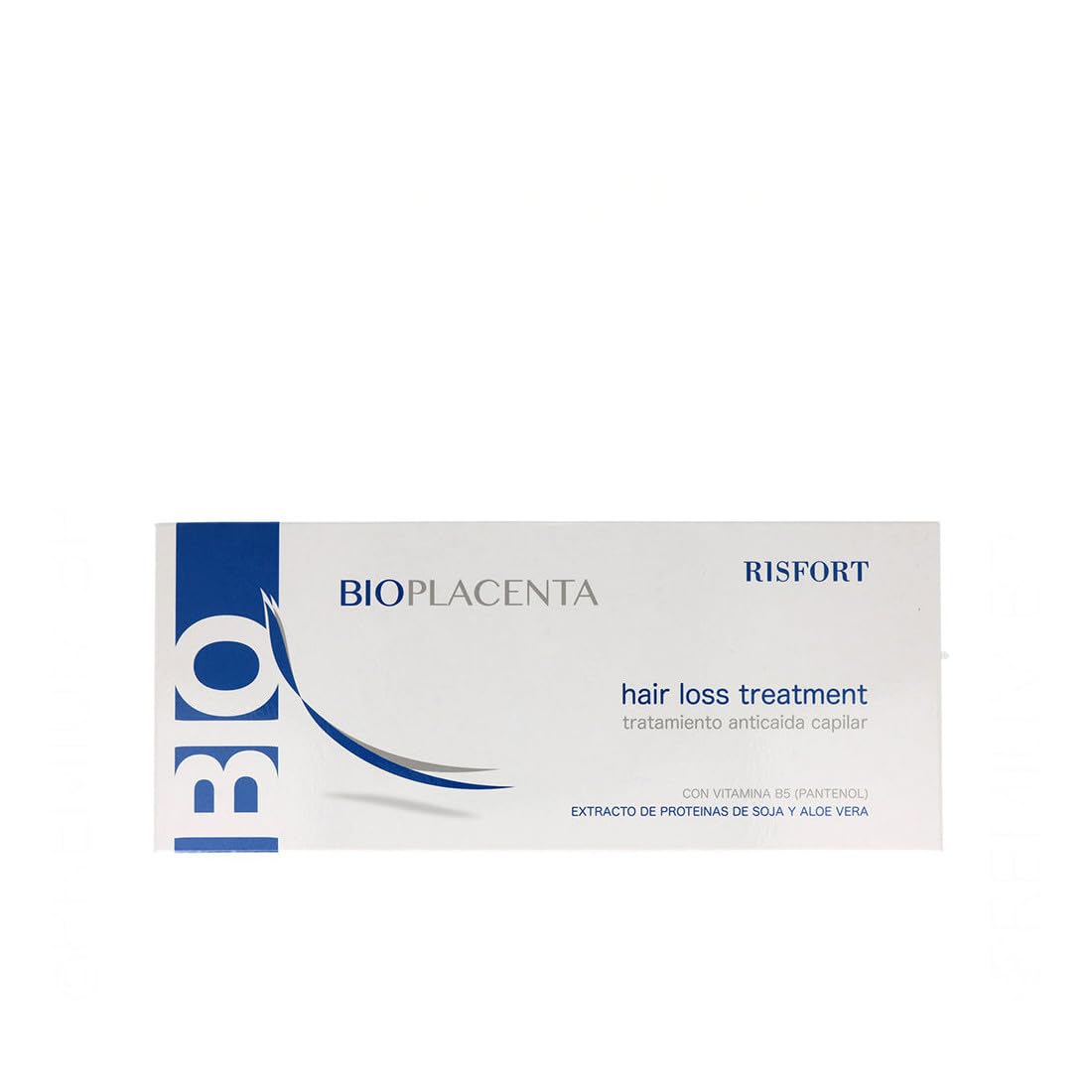 Placenta anticaída 12 ampollas Ris Fort para mujeres en edad mature usa diaria para prevenir arrugas