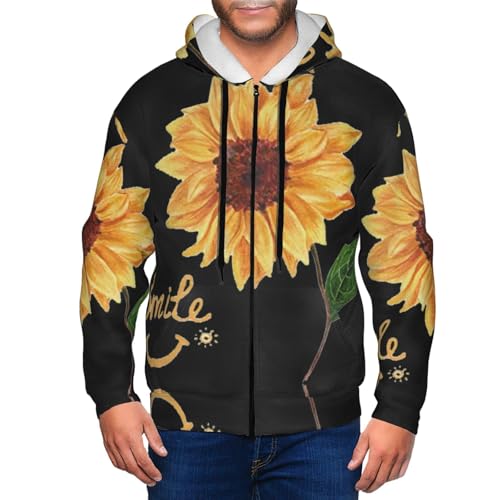 Veste à capuche thermique homme ample zippée sweat chaud imprimé décontracté