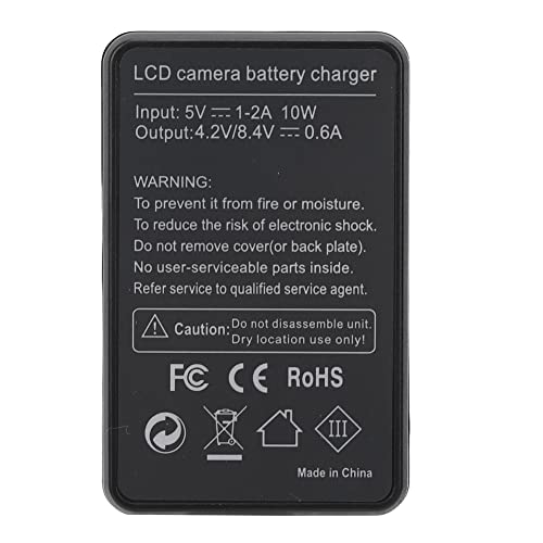 Cargador de batería EN-EL15 con pantalla LCD SEIVI para cámaras D800 D750 D7000 6
