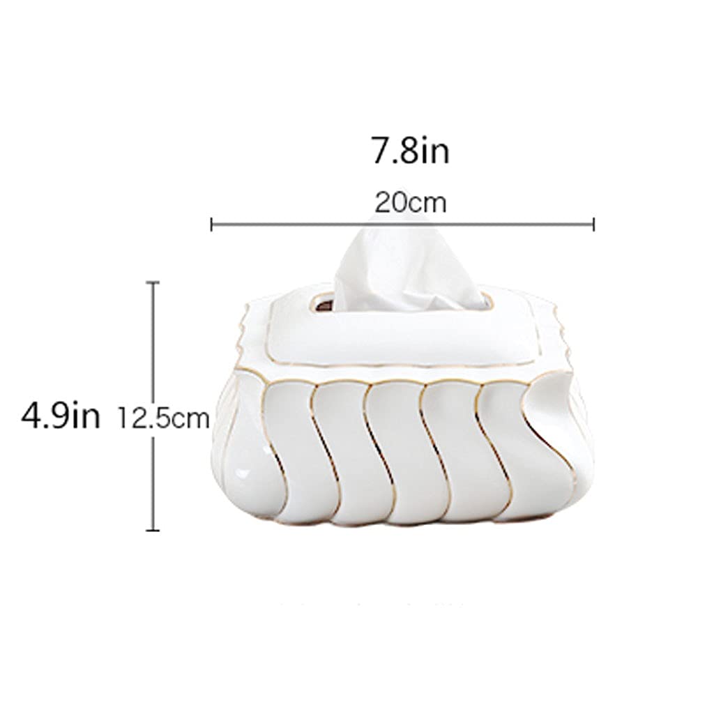 Pudełka na chusteczki, pojemnik na pudełko do przechowywania, serwetnik stołowy, ceramiczny domowy salon stół do jadalni pudełko na szuflady nowoczesny minimalistyczny design pudełko do przechowywania