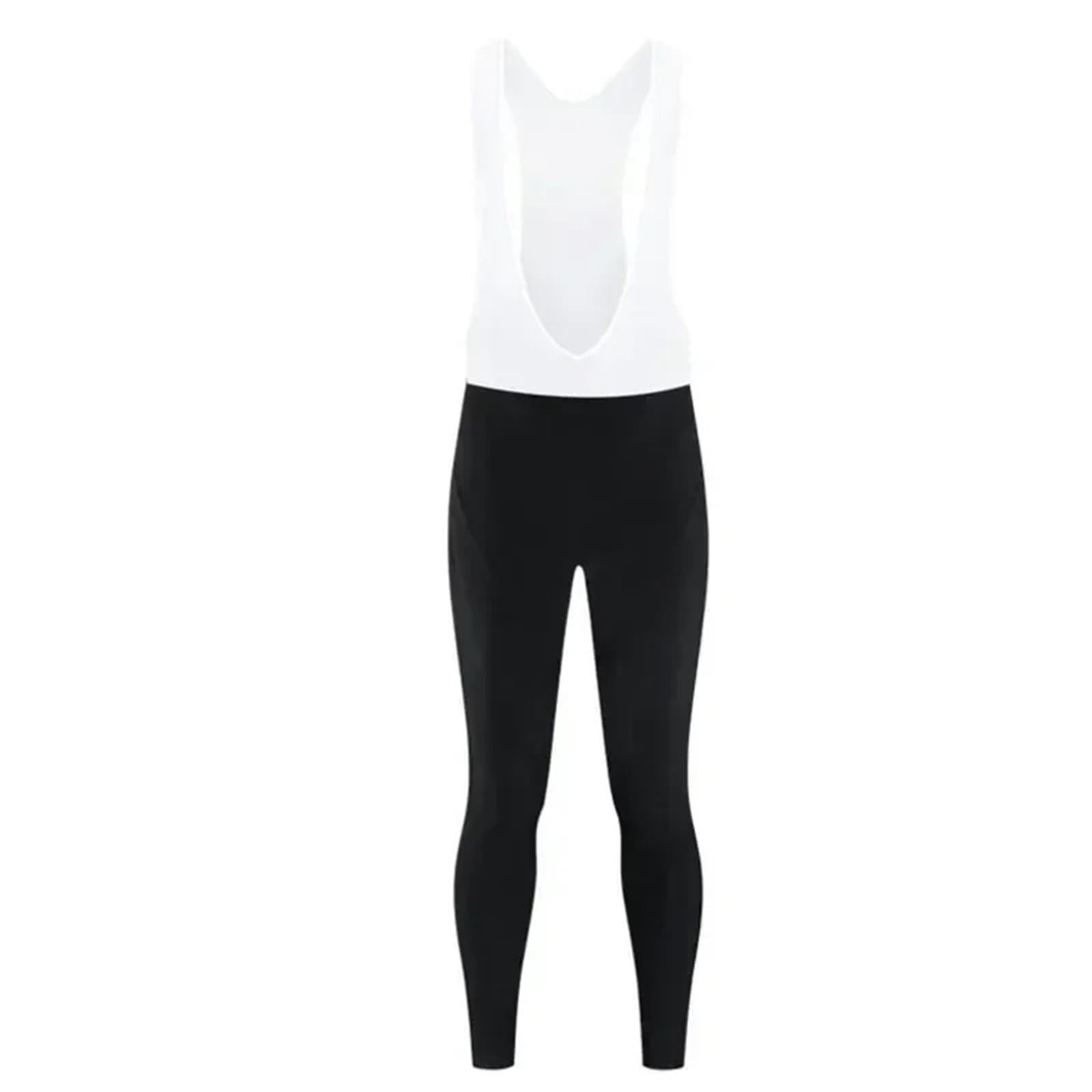 Pantalones Cortos De Ciclismo Pantalones largos de ciclismo for hombre, mallas con pechera for bicicleta con almohadilla de Gel gris, transpirables, for primavera y otoño, verano y otoño Para Ciclismo
