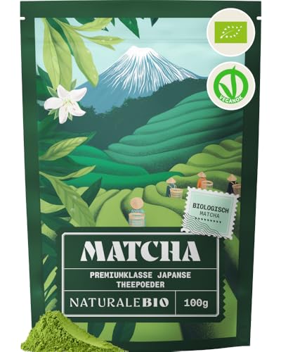 NaturaleBio Biologische Matcha Thee in poeder - Premium kwaliteit