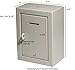 Metal Charity Collection Box Secure with Slot & Wall Mount - 8.5x6.5x4