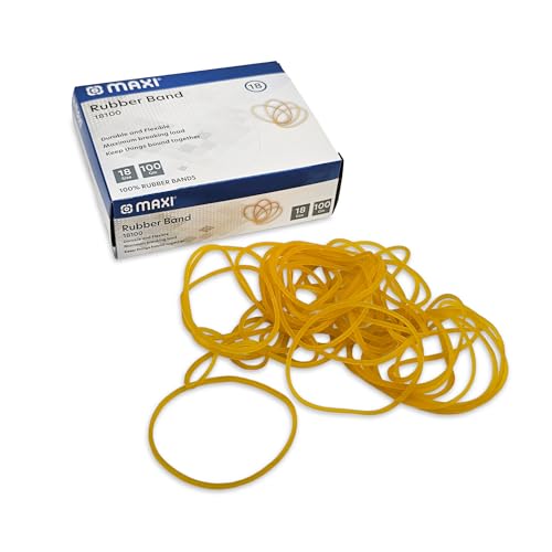 Maxi Rubber Band 100gm Size 18 Stretchable for School Home Office Stationary Organizing Money Supplies Elastic Document Arts CraftsPlastic Bags DIY Toy