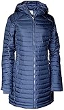 Columbia Women's White Out Mid Omni Heat Long Hooded Light Jacket Coat Puffer Plus/Regular (as1, alpha, 1x, regular, regular, Black)