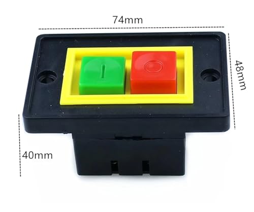Interrupteur bouton-poussoir 2KW marche arrêt pour circuit AC 380V
