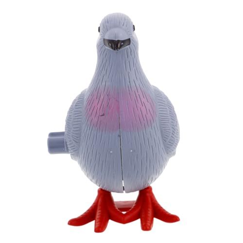 SUPVOX - SUPVOX Jouet Mécanique à Remonter De Pigeon Gris pour Garçon Et Filles Jouet Animal Sauteur Compact sans Pile Éducatif pour Jeu Intérieur Et Extérieur
