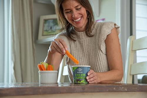 815Eats - Easy And Microwaveable Dips In 90 Seconds, 100 Calorie Snack Variety Pack, (Includes Two Cups Of Each Flavor; Black Bean & Jalapeño, Chili Con Queso, Bacon Cheddar, And Tuscan Bean | Total Of 8 Individual Cups) #TOP2