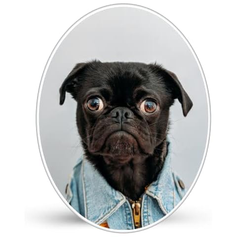 ADFSTONE Personalized Waterproof Tile Ceramic Photo Memorial Headstones Portrait Pictures for Dog, Cat, Pets, Cemetery Gravestones Memory Plaque Monuments Cover
