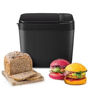Panasonic SD-R2530K Automatischer Brotbackautomat, glutenfreie Programme & Nussspender, horizontales Design, 30 automatische Programme, zwei Temperatursensoren, 13-Stunden-Timer, Schwarz