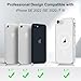 MOCCA Strong Magnetic for iPhone SE Case 2022/iPhone SE 2020 Case/iPhone 7 Case/iPhone 8 Case [Anti Yellowing][Compatible with Magsafe] Slim Thin Protective Cover Phone Case for iPhone SE/8/7, Clear