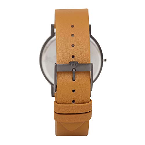 Titan Edge Beige Dial Analog Leather Strap Watch for Men-NS1595QL01 - Image 2
