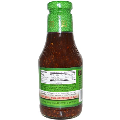 Kikkoman, Teriyaki Sauce, Garlic & Green Onion, 20 1/2 oz (581 g)(Pack of 4)