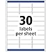 Avery Repositionable Printable Address Labels with Sure Feed, 1