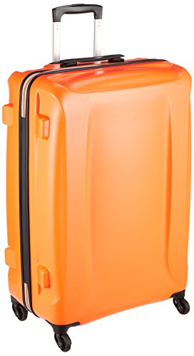 スーツケース キャリーケース キャリーバッグ ファスナータイプ Lサイズ 大型 無料受託手荷物（3辺154cm） 超軽量 4.1kg 7泊以上 83L ダイヤル式TSAロック ダブルキャスター レジェンドウォーカー 5201-68 オレンジ