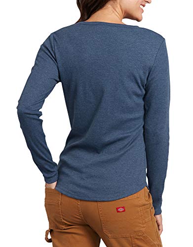 Dickies Womens Long-Sleeve 3-Button Henley Shirt2