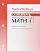 McDougal Littell Middle School Math California: Practice Workbook Course 1